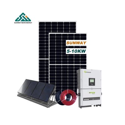 Sistema solare fotovoltaico commerciale 20kw 5KW 10KW Montaggio a terra