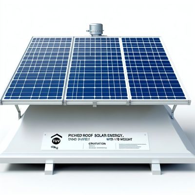 Sistema di energia solare STD a tetto inclinato con certificazione TUV e peso del pannello di 18 kg