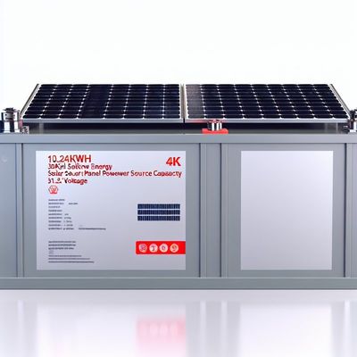 10.24kWh-30kwh Batteria di accumulo solare di energia per pannelli solari Fonte di alimentazione Capacità 51.2v Voltaggio