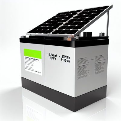 Unità di stoccaggio dell'energia solare 10,24 kWh-30 kWh Energia e 5100 Wh di capacità energetica nominale per stoccaggio ad alta capacità