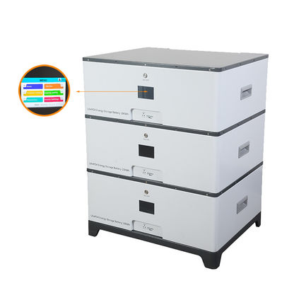 Batteria al litio ferro stackable ad alta capacità 5kW 10kW 100Ah 200Ah 6000 cicli di vita